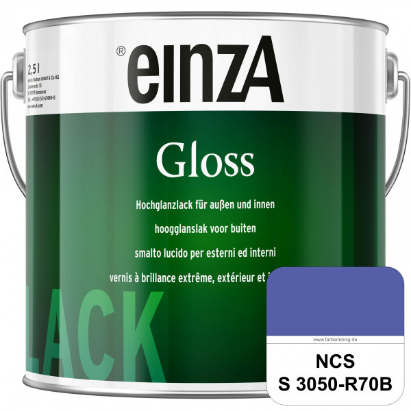 einzA Gloss (NCS S 3050-R70B) Hochwertiger Alkydharzlack in Premium-Qualität, hochglänzend.