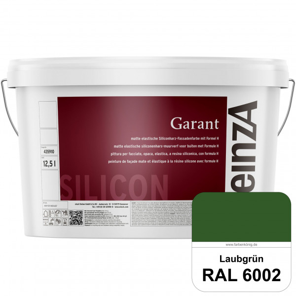 einzA Garant (RAL 6002 Laubgrün) elastische Siliconharz-Fassadenfarbe
