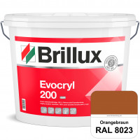 Evocryl 200 (RAL 8023 Orangebraun) Verschmutzungsunempfindliche 100% Reinacrylat Fassadenfarbe