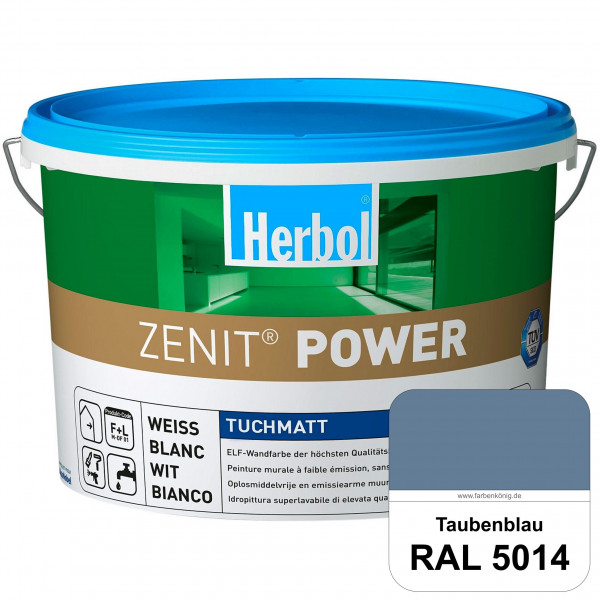 Herbol Zenit Power (RAL 5014 Taubenblau) Superdeckende ELF-Wandfarbe