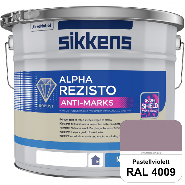 Alpha Rezisto Anti-Marks (RAL 4009 Pastellviolett) Extrem widerstandsfähige Innenwandfarbe