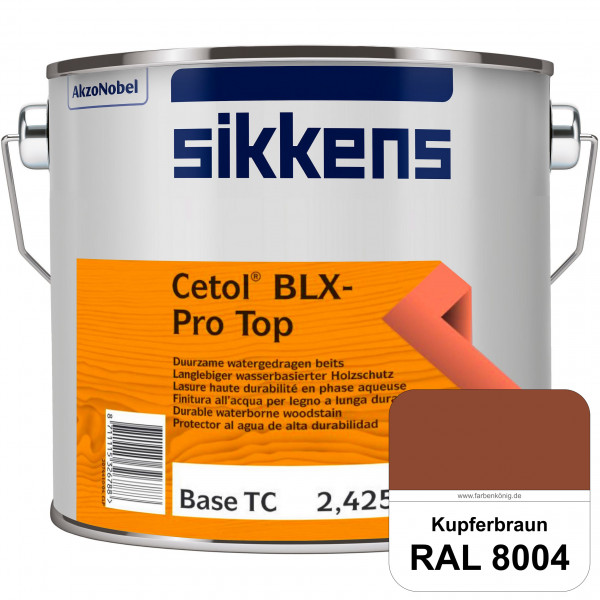 Cetol BLX-Pro Top (RAL 8004 Kupferbraun) Seidenglänzende & wasserdampfdurchlässige Dickschichtlasur