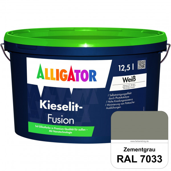 Kieselit Fusion (RAL 7033 Zementgrau)