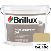 Silikat-Streichfüller ELF 3639 (RAL 1000 Grünbeige) Wetterbeständiger, gebrauchsfertiger Streichfüll