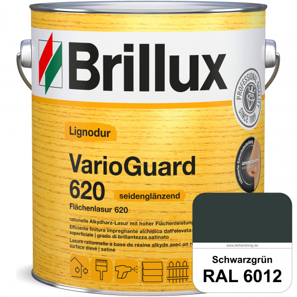Lignodur VarioGuard 620 (Flächenlasur 620) RAL 6012 Schwarzgrün