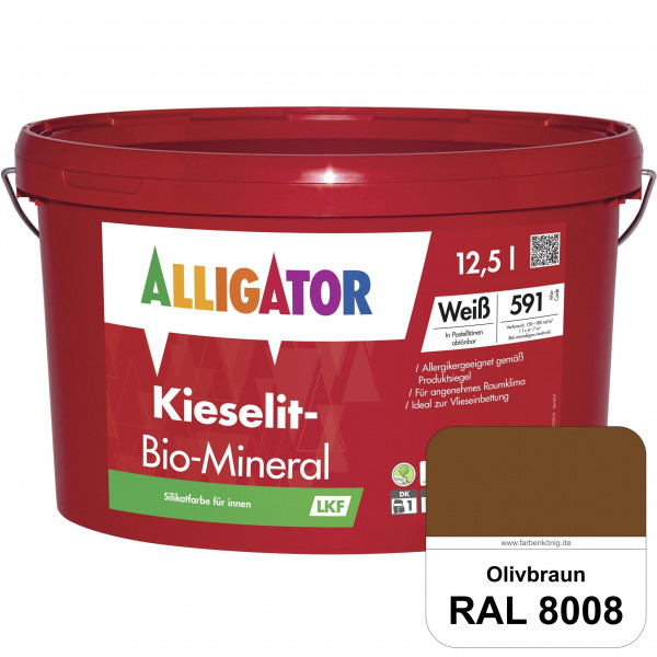 Kieselit-Bio-Mineral LKF (RAL 8008 Olivbraun)