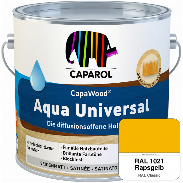 CapaWood® Aqua Universal (RAL 1021 Rapsgelb)