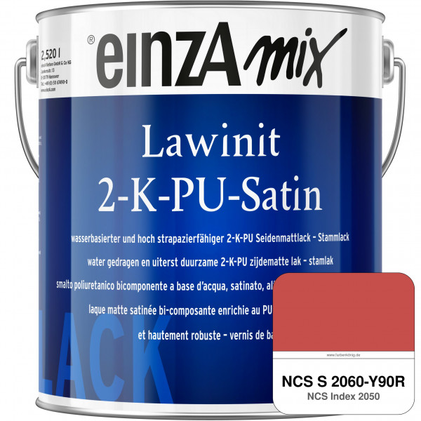 einzA Lawinit 2-K-PU Satin Stammlack (NCS S 2060-Y90R)