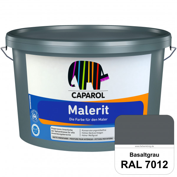 Malerit E.L.F. (RAL 7012 Basaltgrau) matte Innenfarbe für Neu- & Renovierungsanstriche