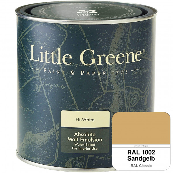 Absolute Matt Emulsion - Sample Pot 250 ml (RAL 1002 Sandgelb)