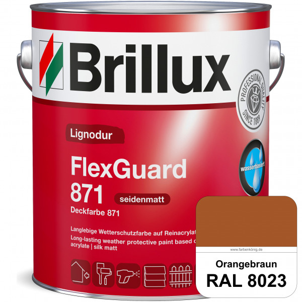 Lignodur FlexGuard 871 (Deckfarbe 871) RAL 8023 Orangebraun