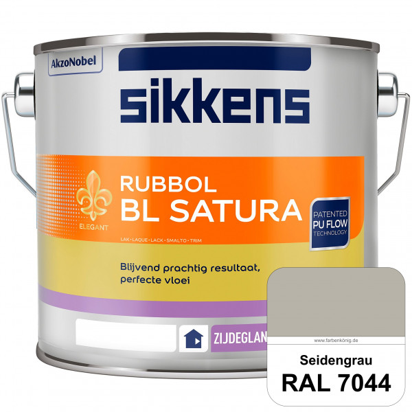 Rubbol BL Satura (RAL 7044 Seidengrau) seidenglänzender PU-Lack (wasserbasiert) innen & außen