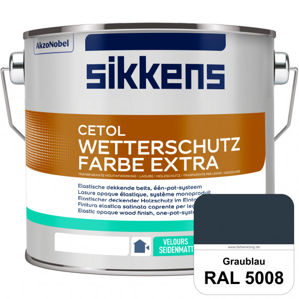 Cetol Wetterschutzfarbe Extra (RAL 5008 Graublau)