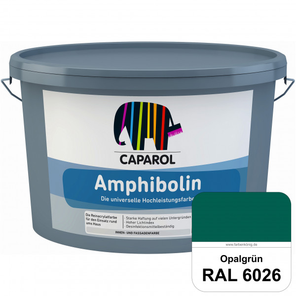 Amphibolin (RAL 6026 Opalgrün) Universalfarbe auf Reinacrylbasis innen & außen
