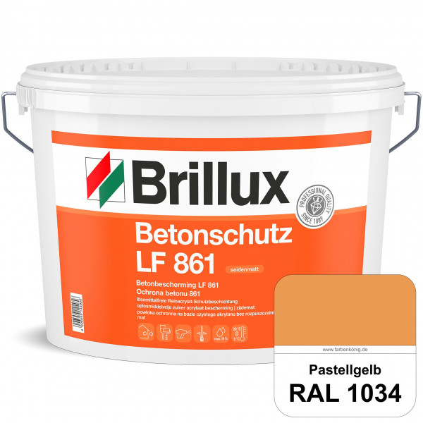 Betonschutz LF 861 (RAL 1034 Pastellgelb) Wetterbeständige Lasur für mineralischen Untergründen z. B