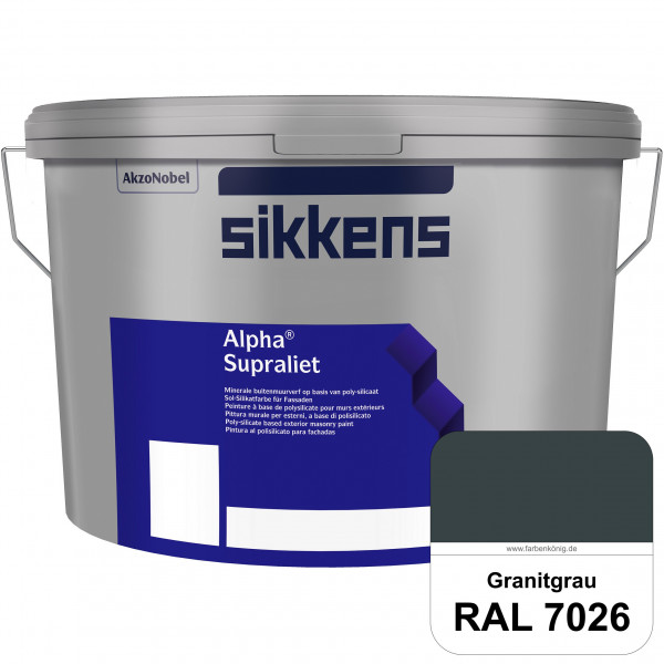 Alpha Supraliet (RAL 7026 Granitgrau)