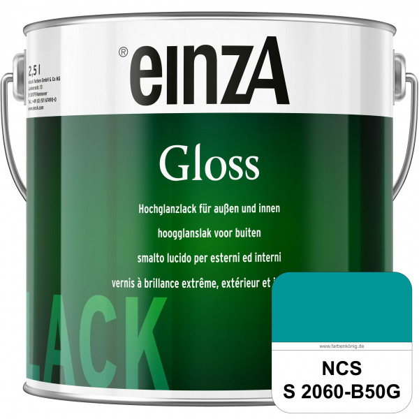 einzA Gloss (NCS S 2060-B50G) Hochwertiger Alkydharzlack in Premium-Qualität, hochglänzend.