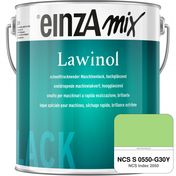 einzA Lawinol hochglänzend (NCS S 0550-G30Y)