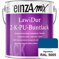 einzA LawiDur 2-K-PU-Buntlack - Seidenglanz (RAL 5005 Signalblau)
