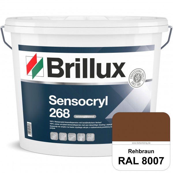 Sensocryl ELF 268 (RAL 8007 Rehbraun) hochwertige seidenglänzende & strapazierfähige Reinacrylat-Inn