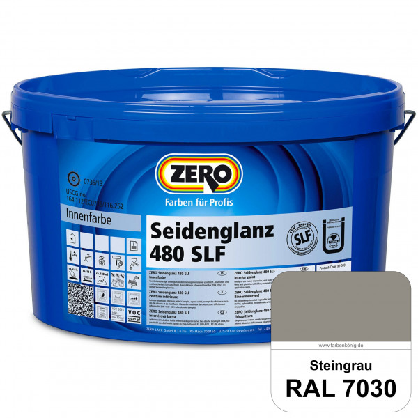 Seidenglanz 480 SLF (RAL 7030 Steingrau)