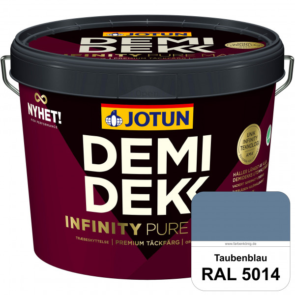 DEMIDEKK Infinity Pure Mat (ehemals Demidekk Ultimate Helmatt) - Deckende, matte Holzfarbe (RAL 5014