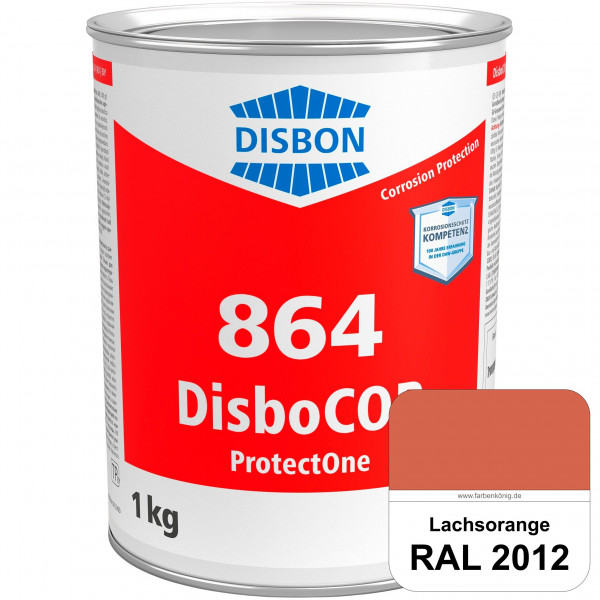 DisboCOR 864 ProtectOne (RAL 2012 Lachsorange) 1-Topf-geeignete Korrosionsschutz für alle metallisc