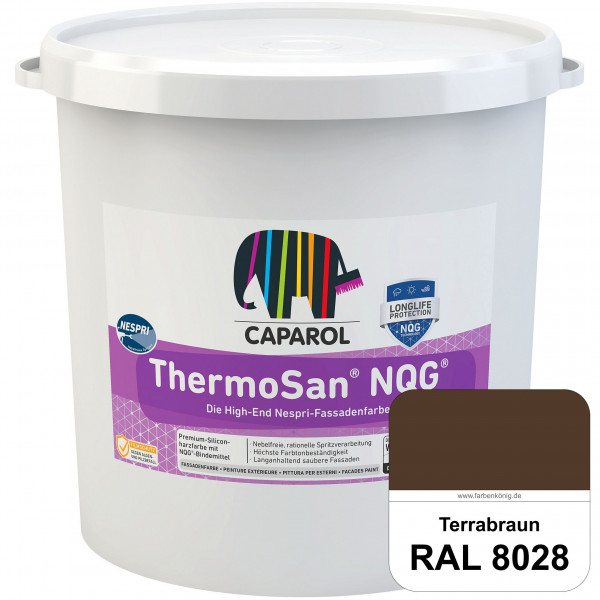ThermoSan® NQG® Nespri (RAL 8028 Terrabraun) Siliconharz-Bindemittelkombination mit integrierter Nan