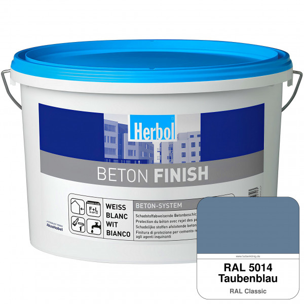 Beton Finish (RAL 5014 Taubenblau)