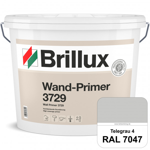 Wand-Primer ELF 3729 (RAL 7047 Telegrau 4) Spezialgrundierung für Gipskarton, -putz und Beton (innen