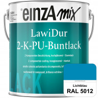 einzA LawiDur 2-K-PU-Buntlack - Hochglanz (RAL 5012 Lichtblau)