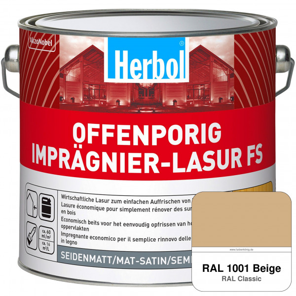 Offenporig Imprägnier-Lasur FS (RAL 1001 Beige)