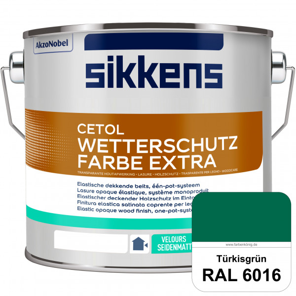 Cetol Wetterschutzfarbe Extra (RAL 6016 Türkisgrün)