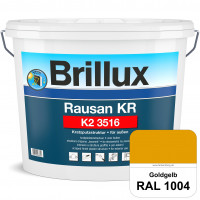 Rausan KR K2 3516 (RAL 1004 Goldgelb) Organisch gebundener Kratzputz für wetterbeständige Oberfläche