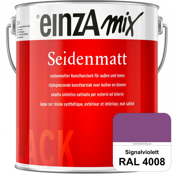 einzA Seidenmatt (RAL 4008 Signalviolett) Lösemittelhaltiger Seidenmattlack