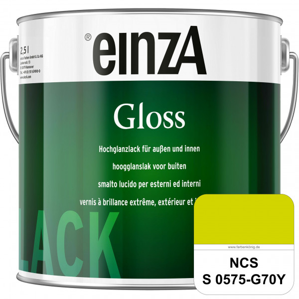 einzA Gloss (NCS S 0575-G70Y) Hochwertiger Alkydharzlack in Premium-Qualität, hochglänzend.