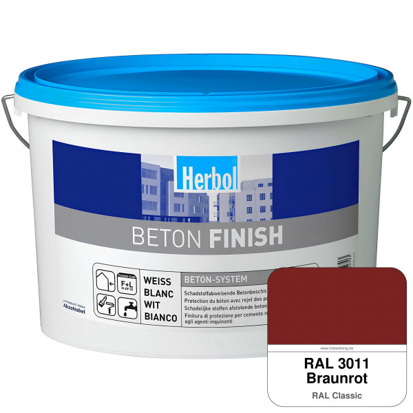 Beton Finish (RAL 3011 Braunrot)