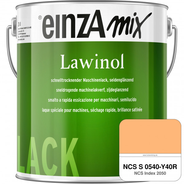 einzA Lawinol seidenglänzend (NCS S 0540-Y40R)