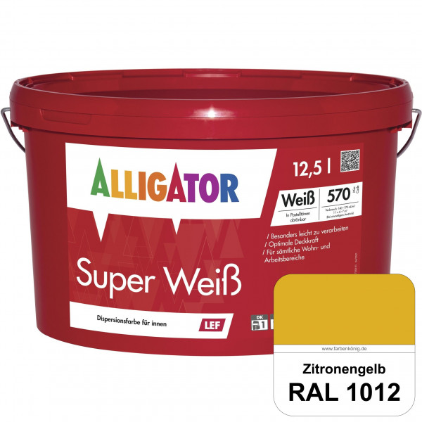Super Weiß LEF (RAL 1012 Zitronengelb)