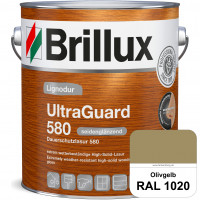 Lignodur UltraGuard 580 (Dauerschutzlasur 580) RAL 1020 Olivgelb