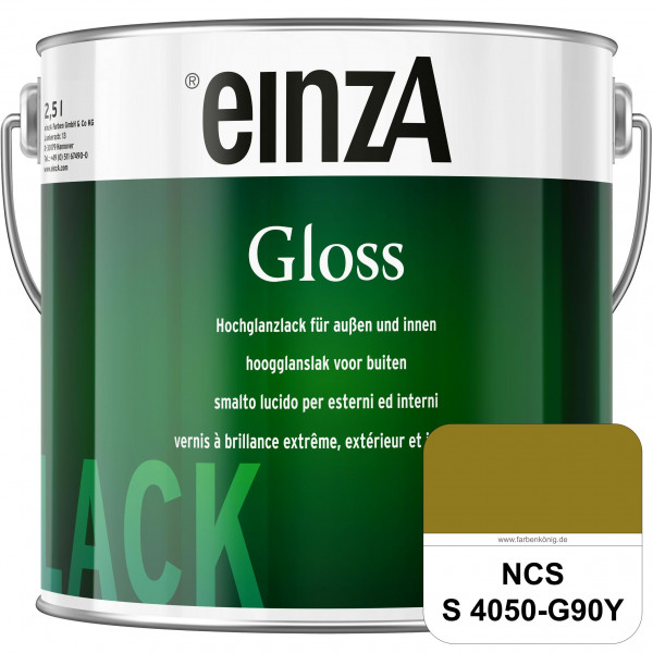 einzA Gloss (NCS S 4050-G90Y) Hochwertiger Alkydharzlack in Premium-Qualität, hochglänzend.