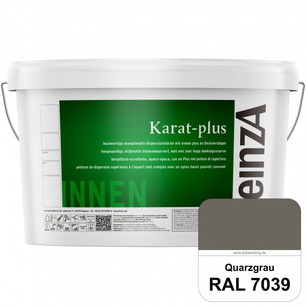 einzA Karat-plus (RAL 7039 Quarzgrau) Innenwandfarbe mit herausragenden Produkteigenschaften