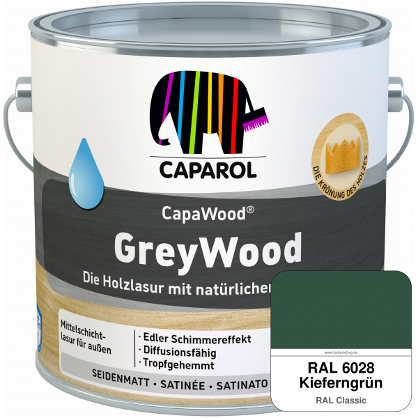 CapaWood® GreyWood (RAL 6028 Kieferngrün) - ersetzt Capadur GreyWood