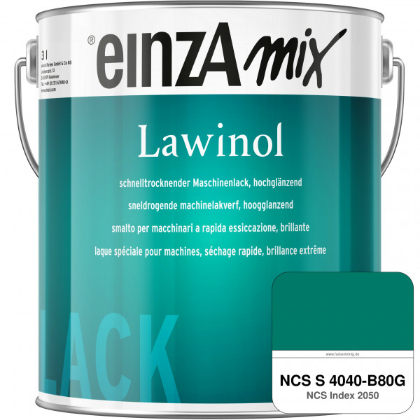 einzA Lawinol hochglänzend (NCS S 4040-B80G)