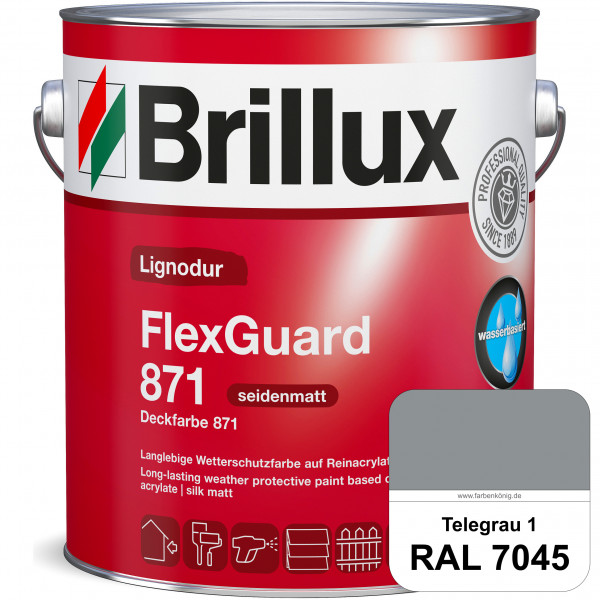 Lignodur FlexGuard 871 (Deckfarbe 871) RAL 7045 Telegrau 1