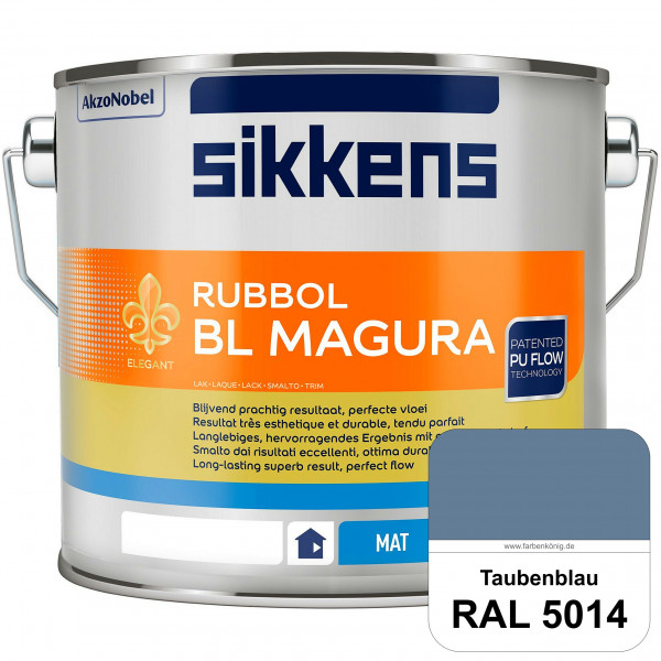 Rubbol BL Magura (RAL 5014 Taubenblau) matter PU-Lack (wasserbasiert) innen & außen