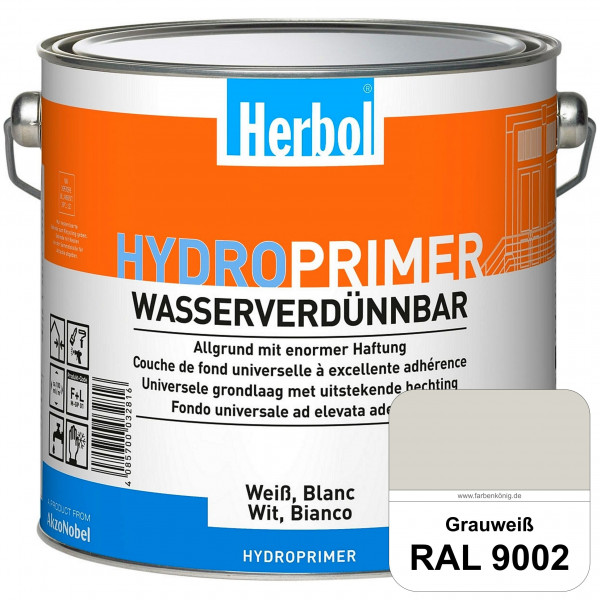 Hydroprimer (RAL 9002 Grauweiß) wasserverdünnbare Allgrund (Innen&Außen)