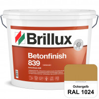 Betonfinish 839 (RAL 1024 Ockergelb) elastische Beschichtung zum Schutz rissgefährdeter Betonbauteil