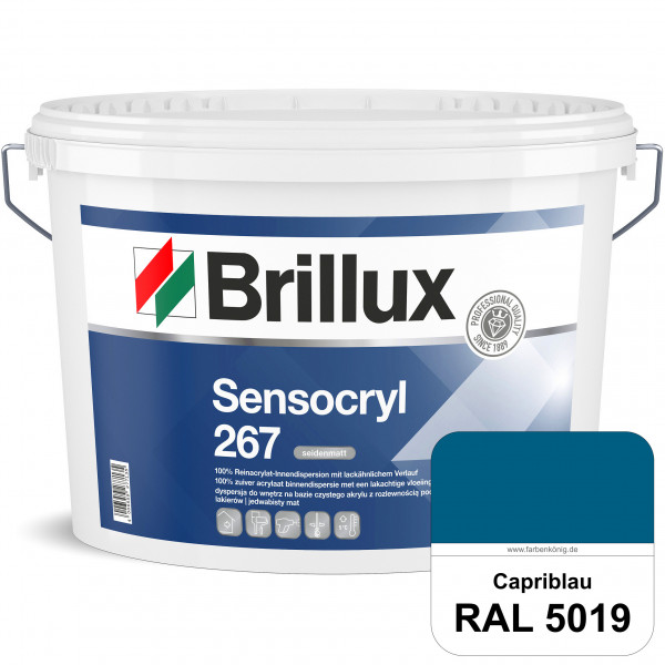 Sensocryl ELF 267 (RAL 5019 Capriblau) seidenmatt hochwertige Reinacrylat-Innendispersion für Artzpr