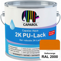 Capalac Aqua 2K PU-Lack (RAL 2000 Gelborange) chemisch und mechanisch widerstandsfähige Lackierungen